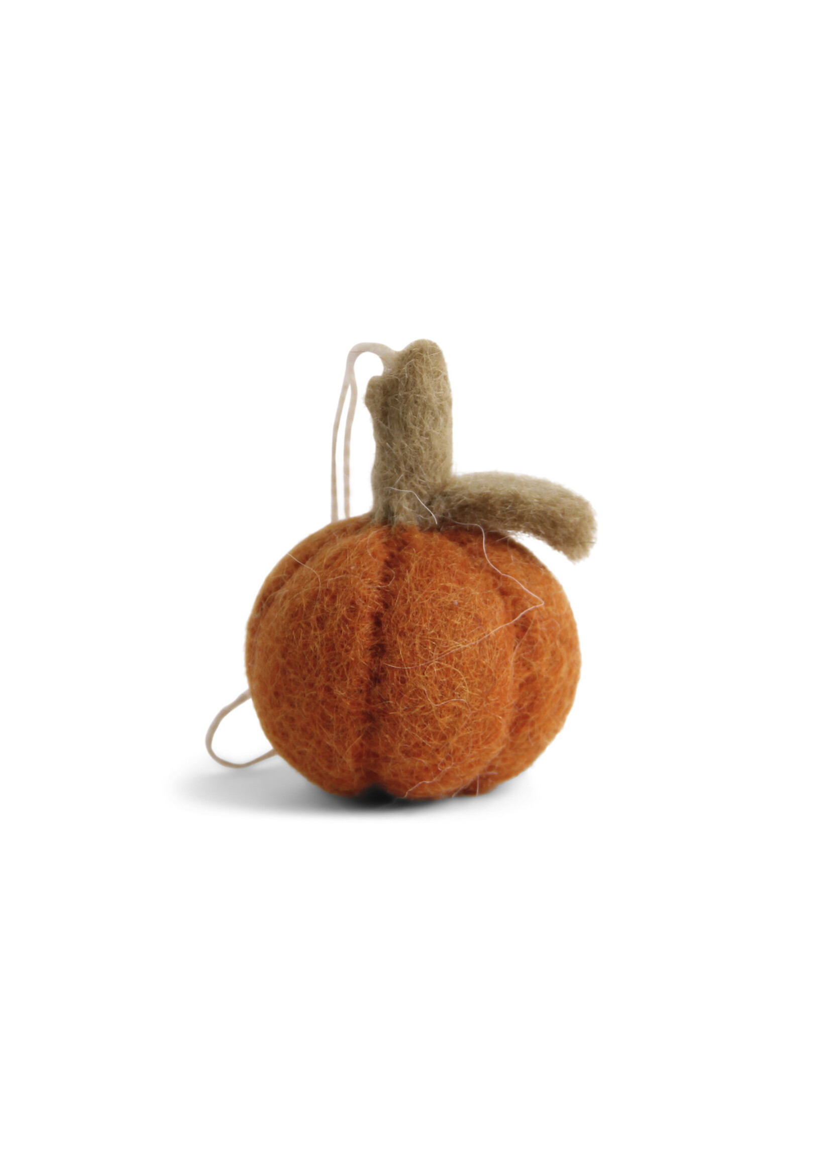 Gry and Sif Mini Felt Pumpkin Ornament