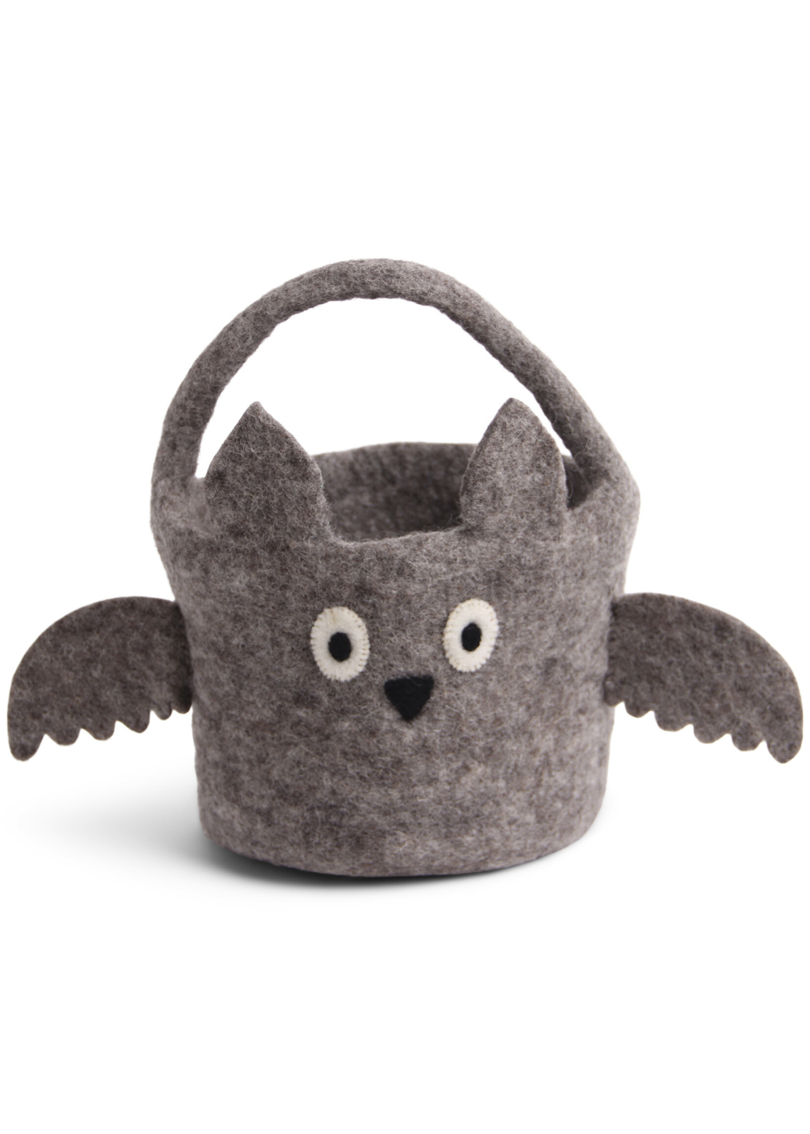 Gry and Sif Felt Basket - Halloween Bat