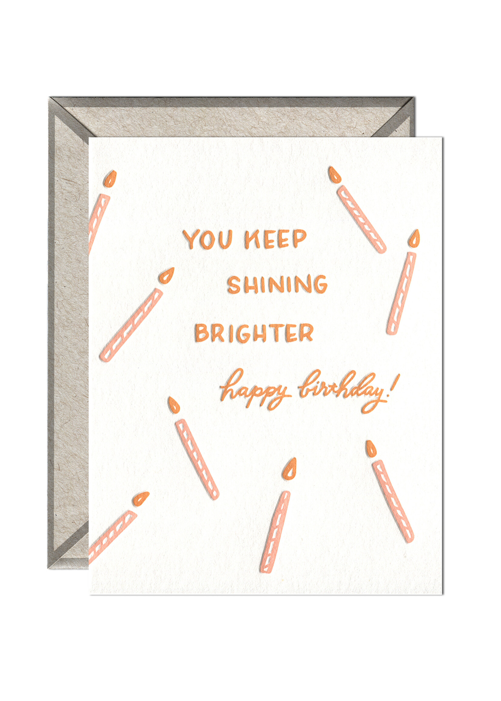 Ink Meets Paper Shining Brighter Birthday Card