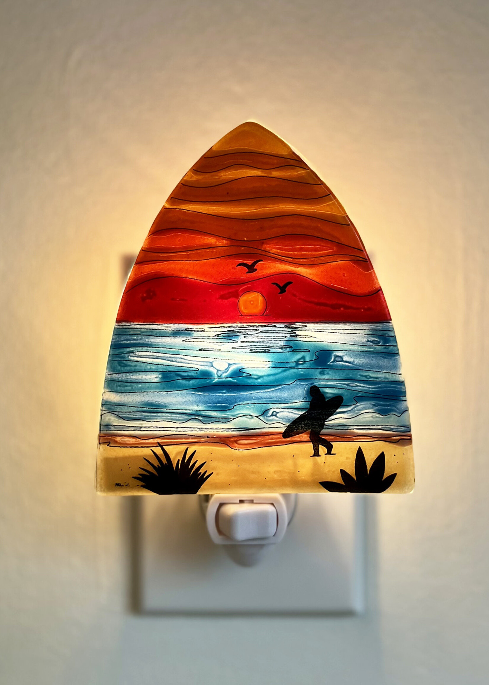 Pampeana Sunset Surfer Night Light