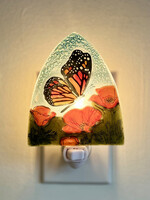 Pampeana Monarch Butterfly and Poppy Night Light