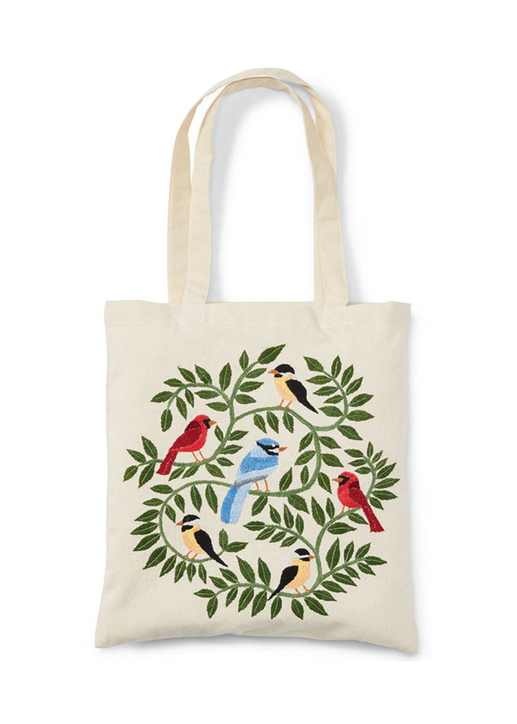 SERRV Woodland Birds Tote Bag