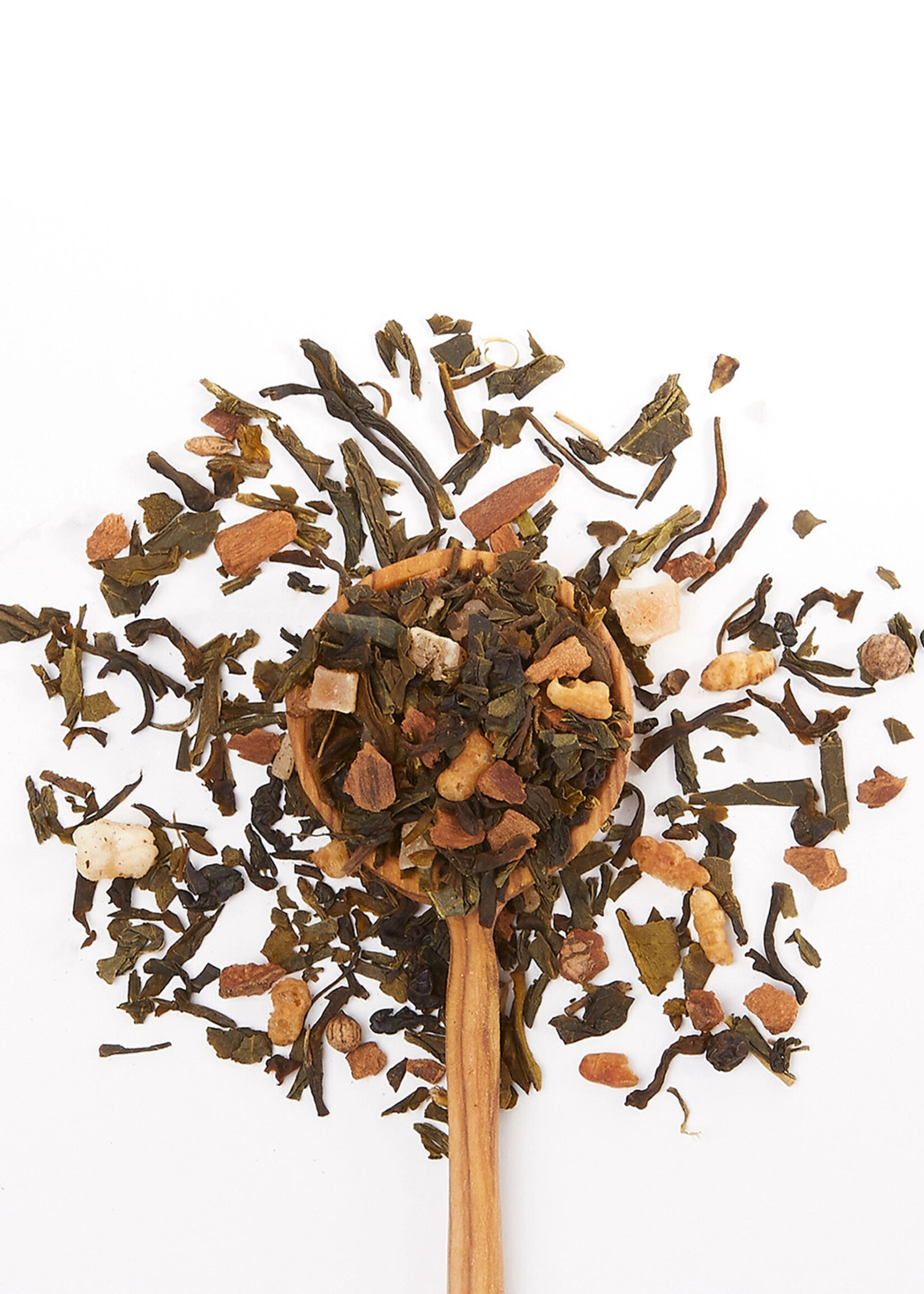 JusTea Coconut Green Loose Leaf Tea - Pouch