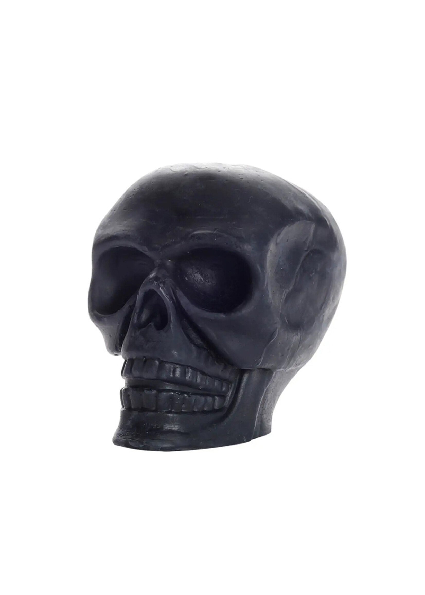 Black Skull Beeswax Candle
