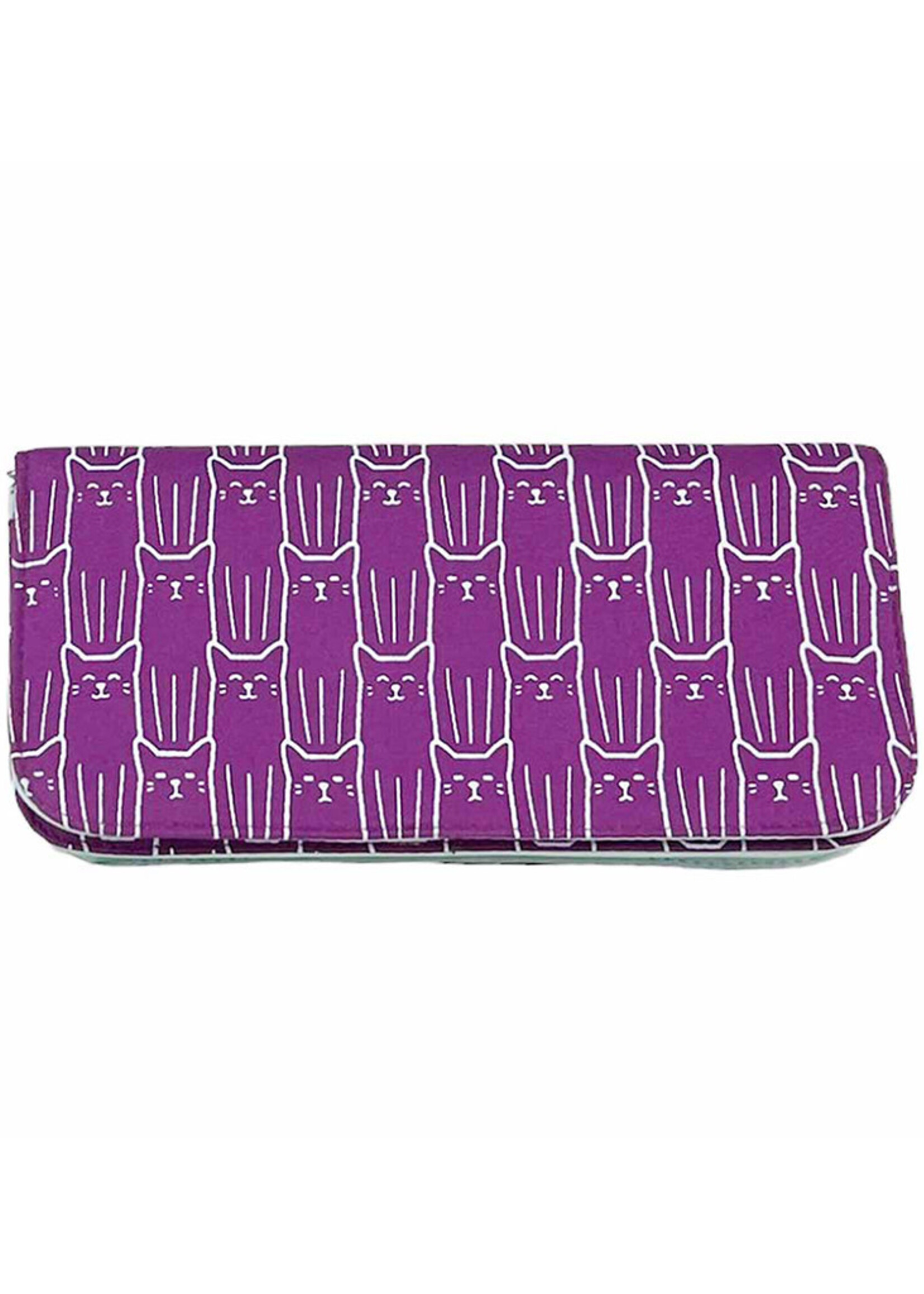 Malia Designs Cat Print Long Wallet