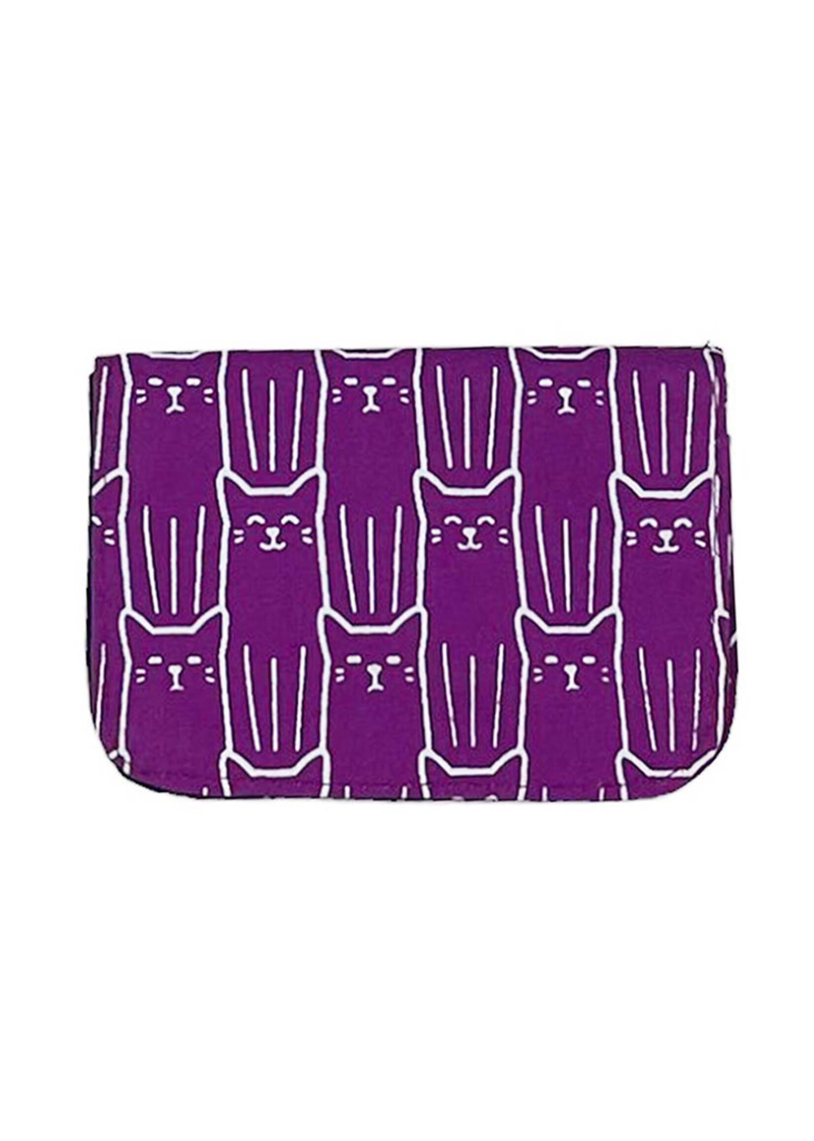 Malia Designs Cat Cotton Canvas Cardholder