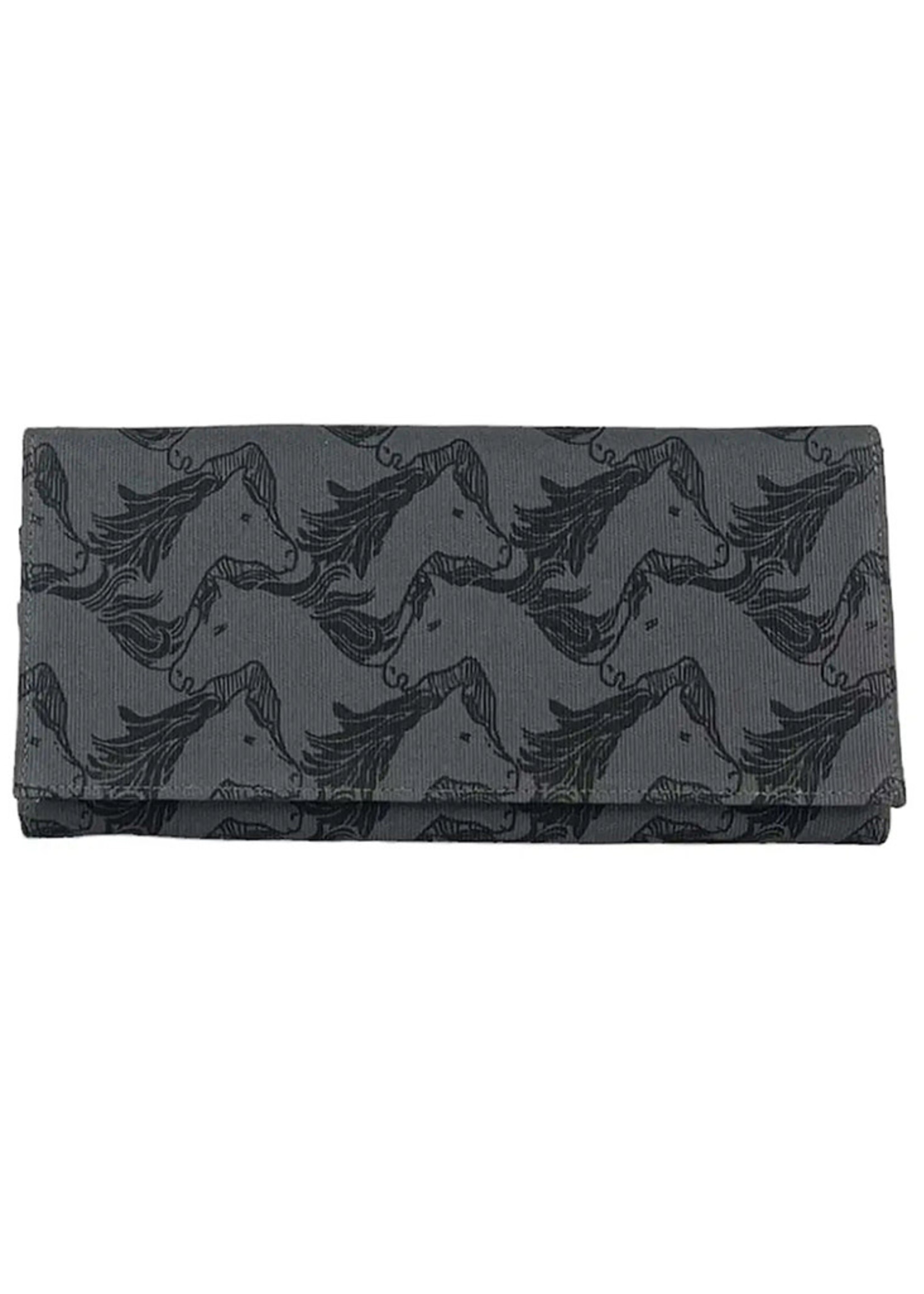 Malia Designs Sustainable Cotton Wallet - Horse Print