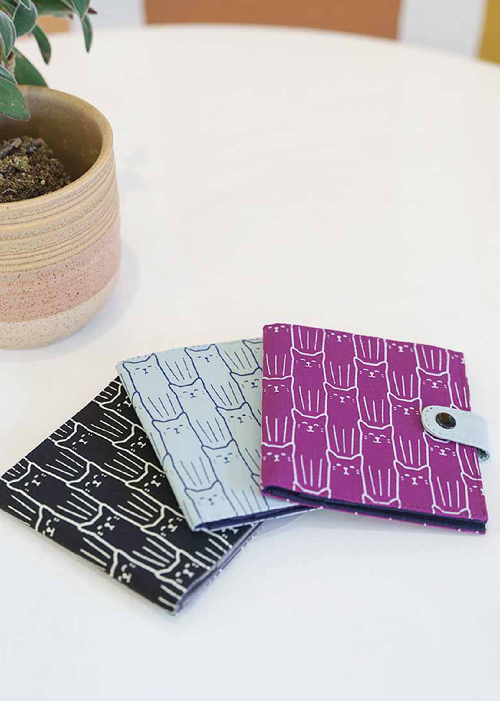 Malia Designs Cat Print Square Wallet