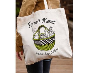 Farmers Market Basket Canvas Tote Bag from HumanKind Fair Trade HumanKind Fair Trade