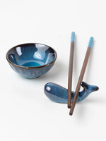 Ten Thousand Villages Blue Whale Sushi Set - Lak Lake