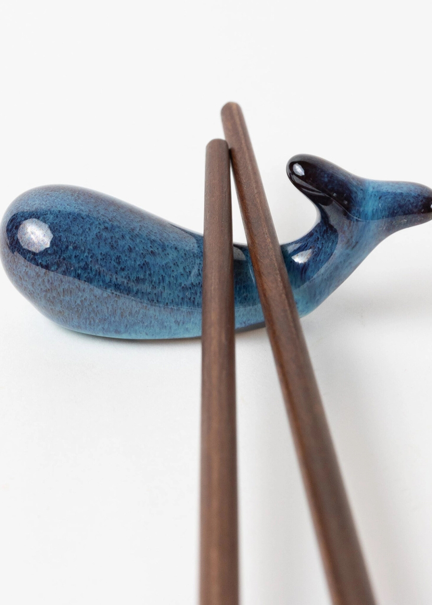 Ten Thousand Villages Blue Whale Sushi Set