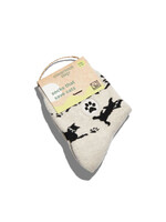 Conscious Step Kids Black Cat Socks - Toddler