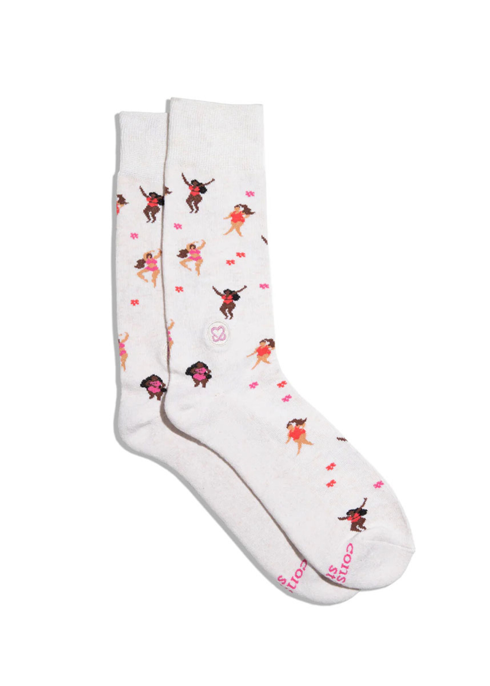 Conscious Step Women's Happy Ladies Socks - Support Self-Checks