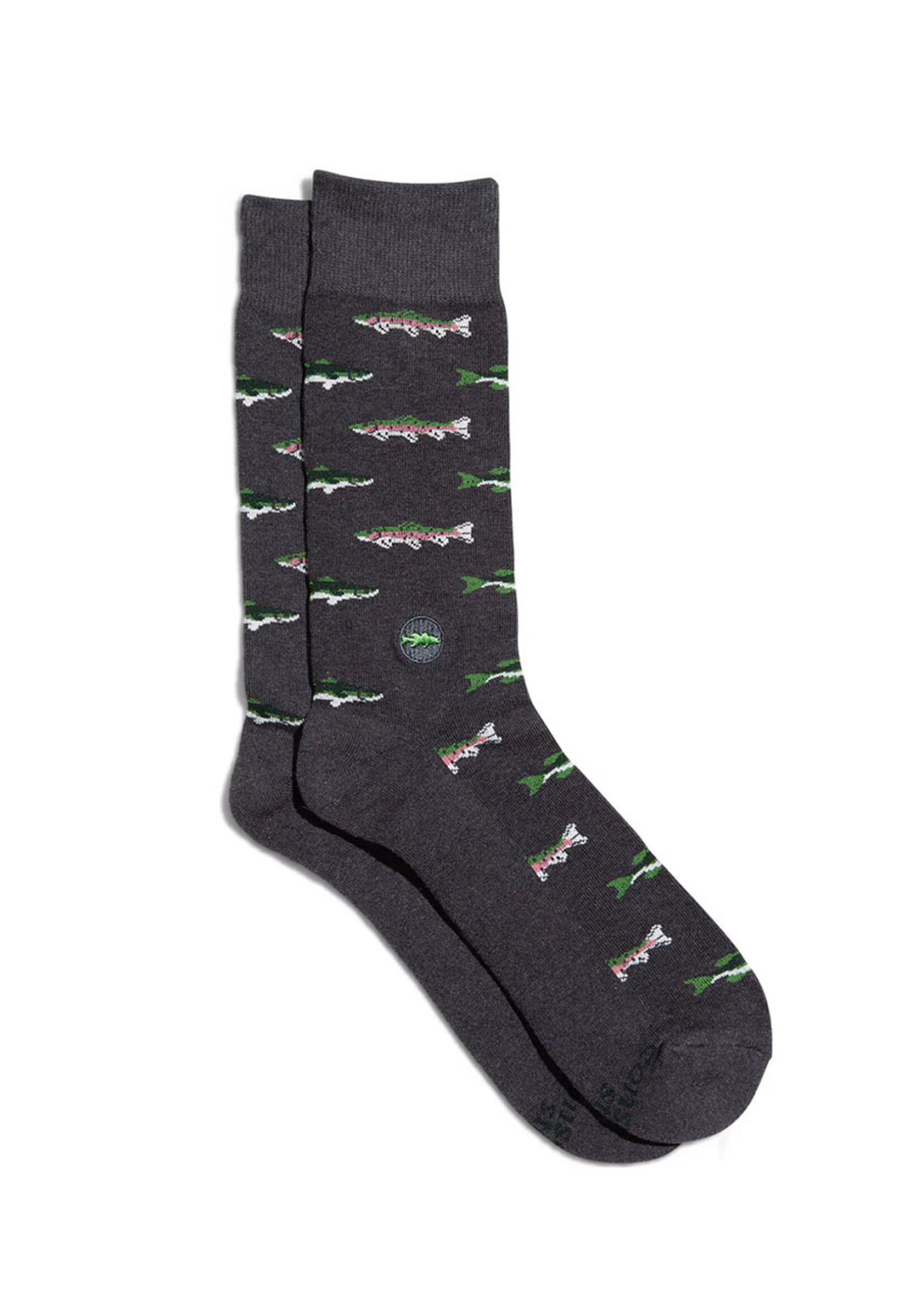 Conscious Step Women's Fish Socks - Protect National Parks