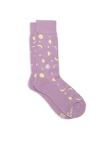 Conscious Step Men's Purple Moon Phase Socks