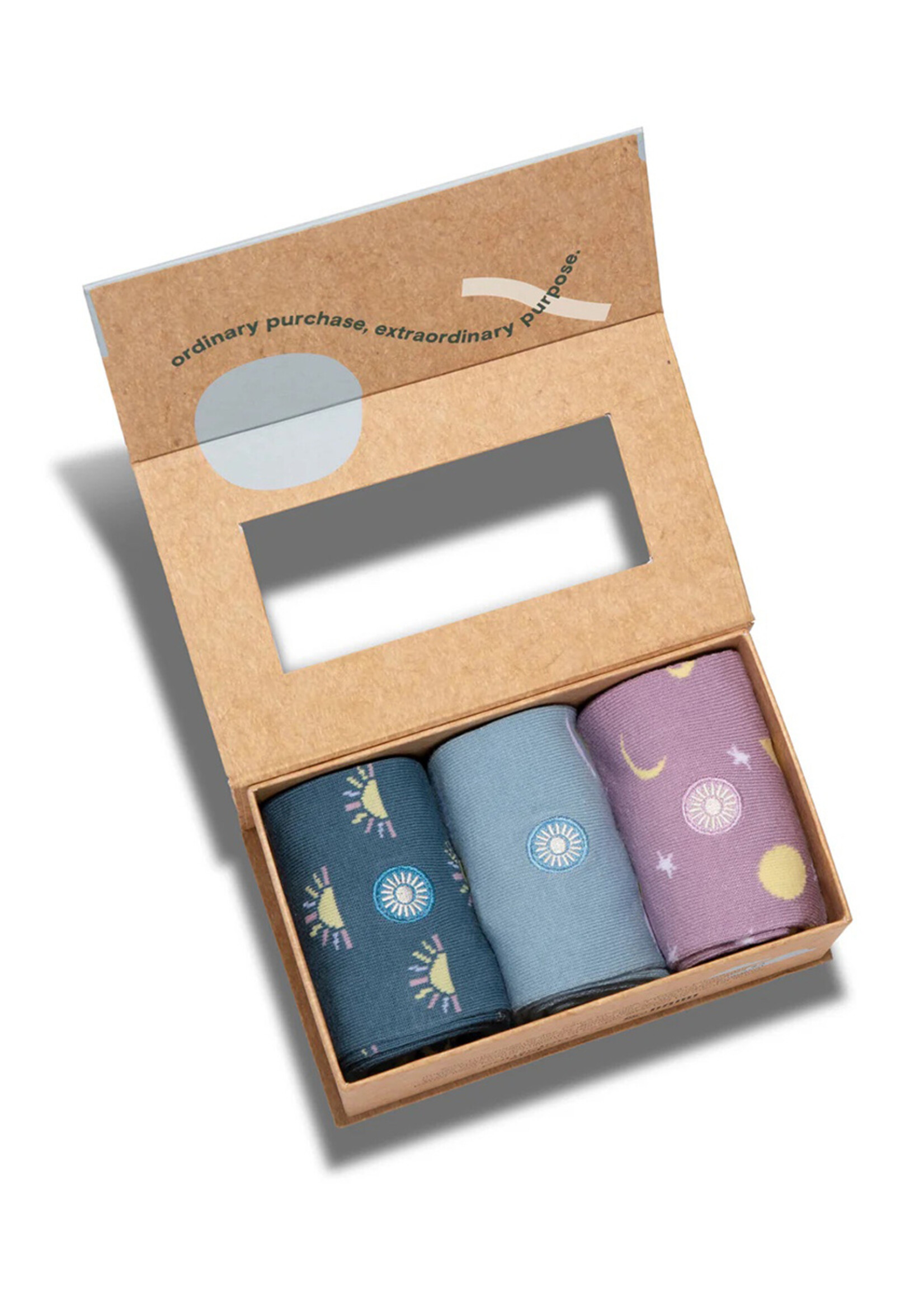 Conscious Step Men's Sock Box that Supports Mental Health