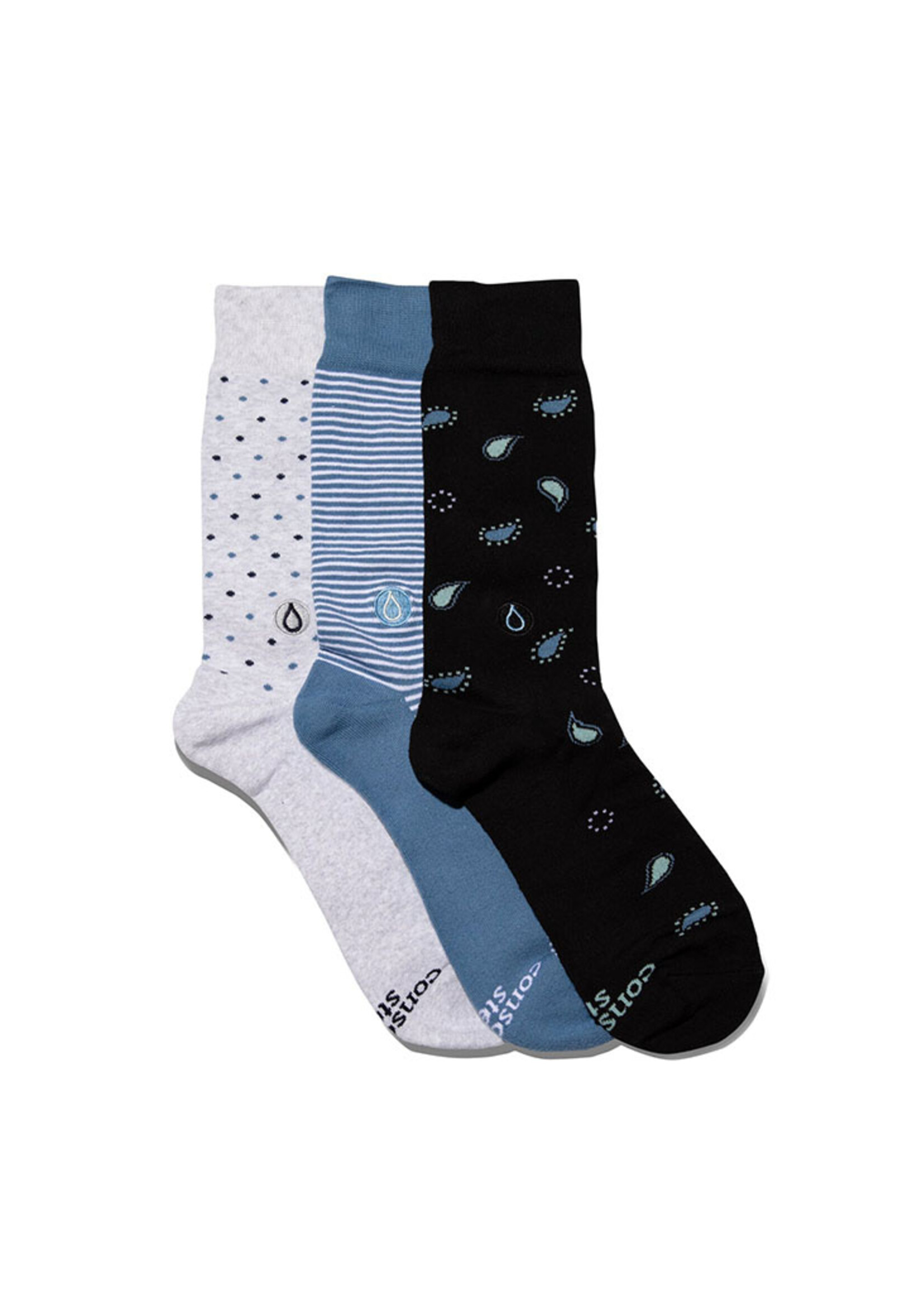 Conscious Step Men's Sock Box that Gives Water