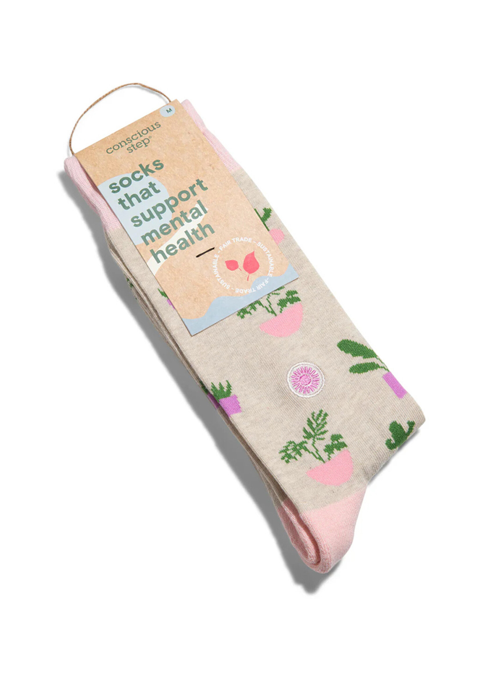 Conscious Step Women's Plant Socks - Support Mental Health