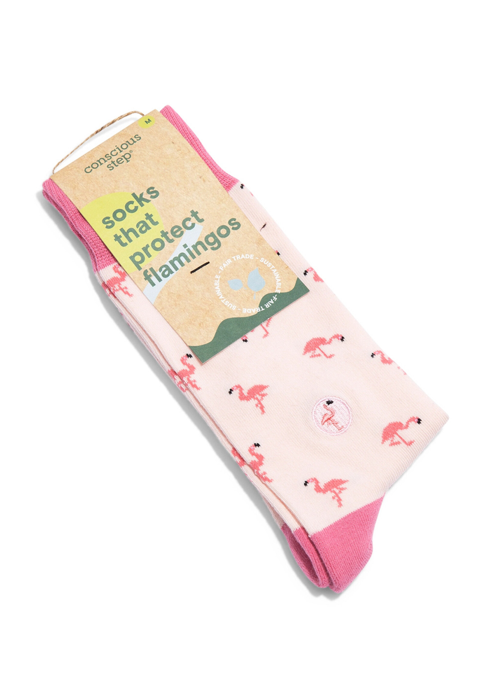 Conscious Step Men's Flamingo Socks