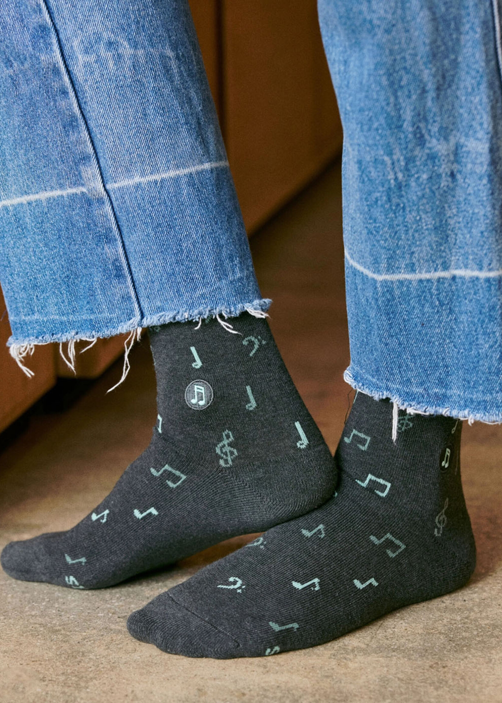 Conscious Step Women's Music Note Socks