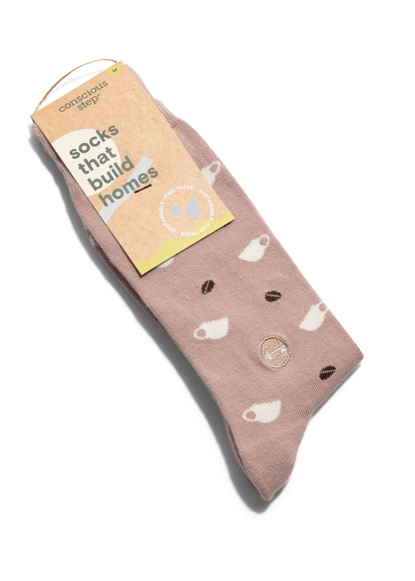 Conscious Step Men's Coffee Socks that Build Homes