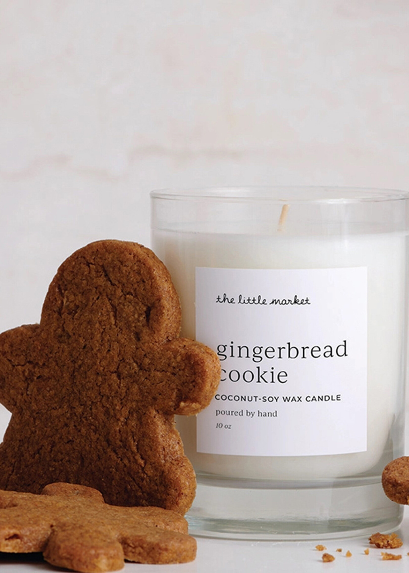 FINAL SALE - Gingerbread Cookie Candle