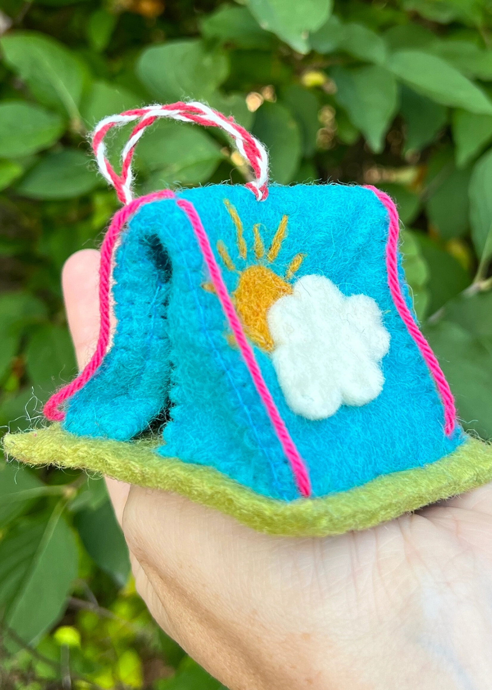 Ornaments 4 Orphans Felt Tent Ornament
