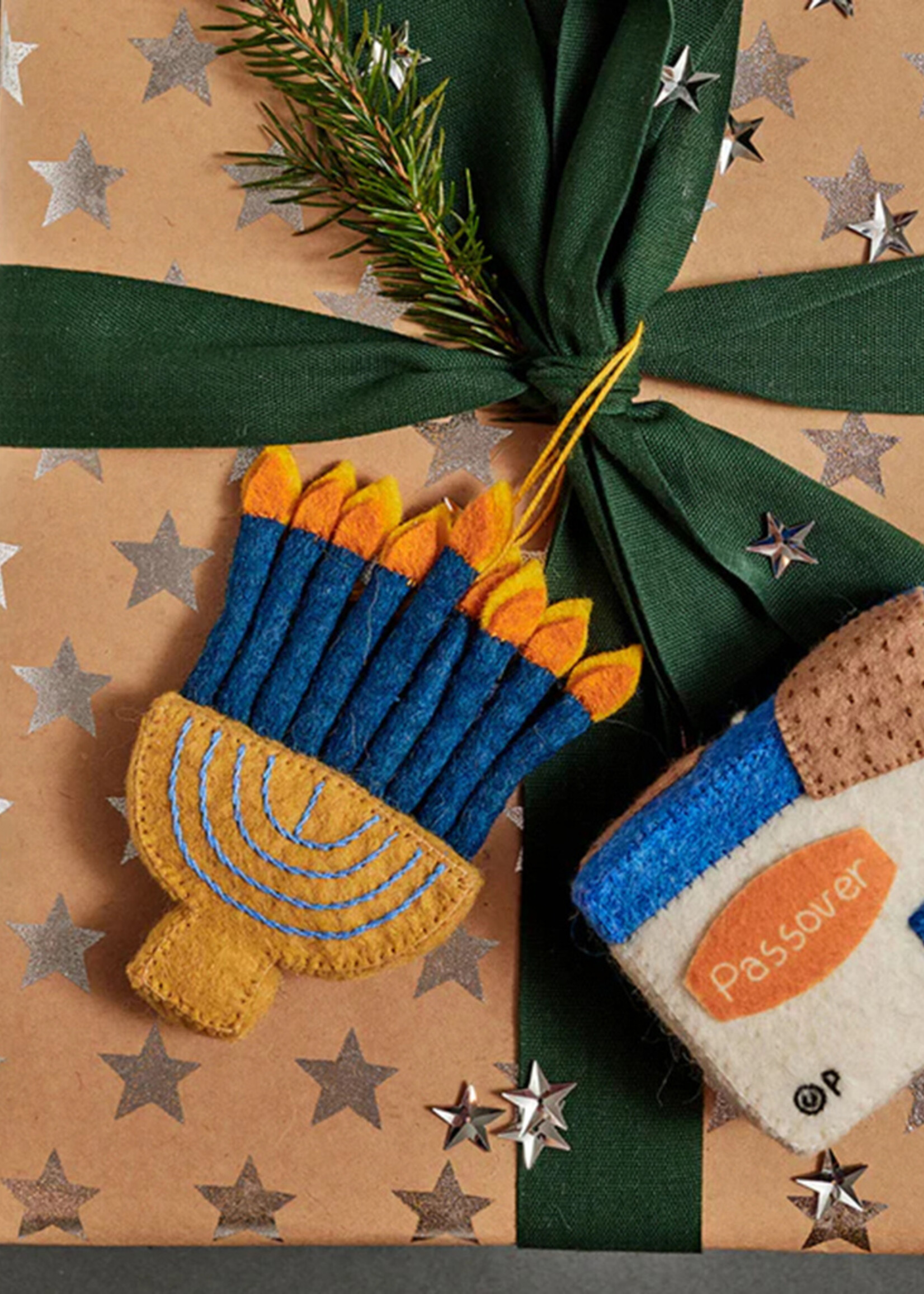 Craftspring Felt Menorah Ornament