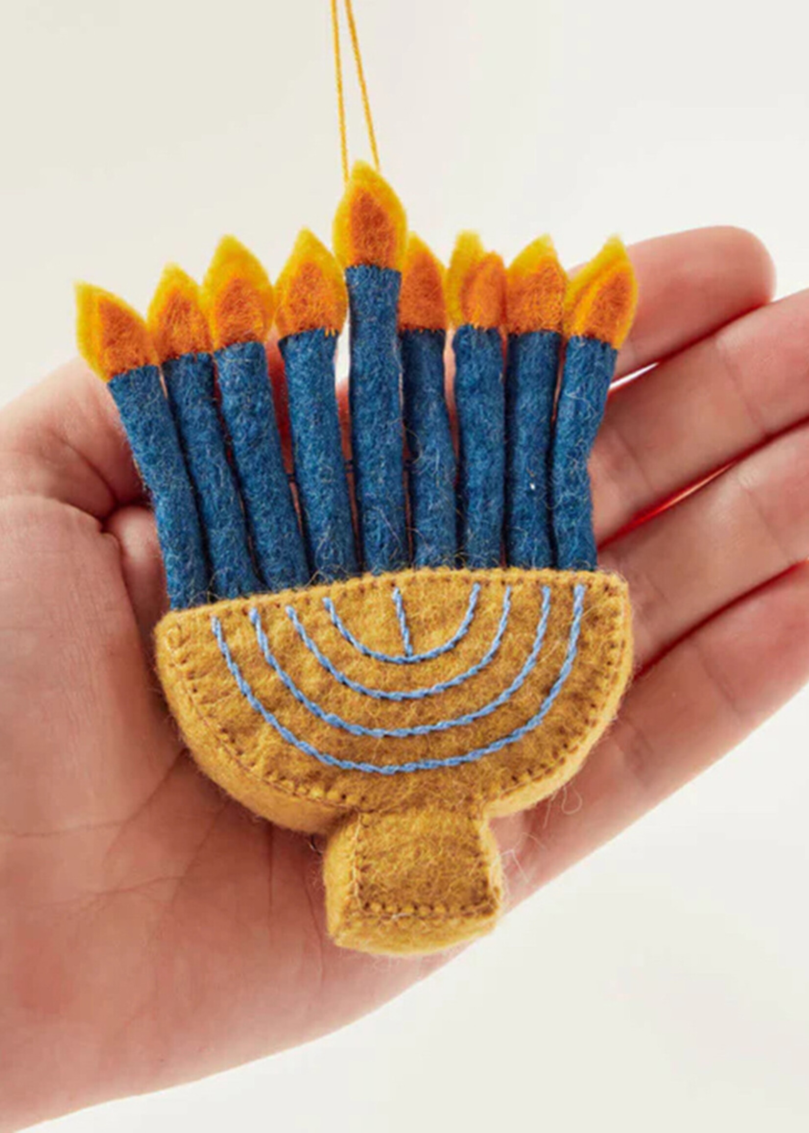 Craftspring Felt Menorah Ornament