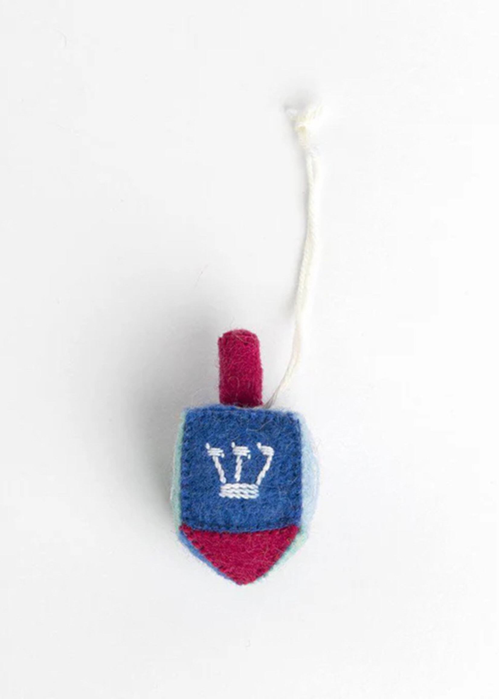 Craftspring Felt Spinning Dreidel Ornament