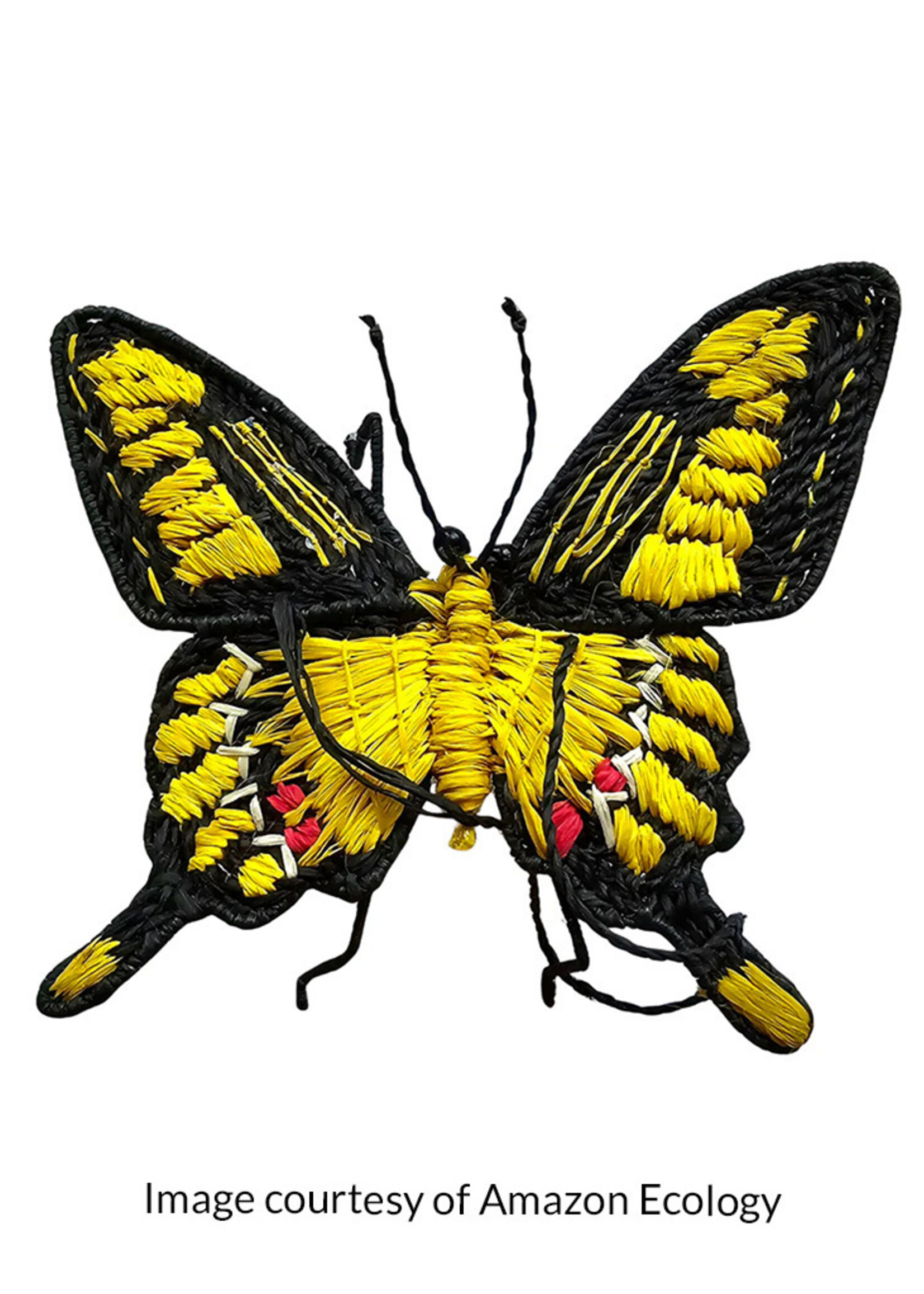 Amazon Ecology Yellow Swallow Tail Butterfly Ornament
