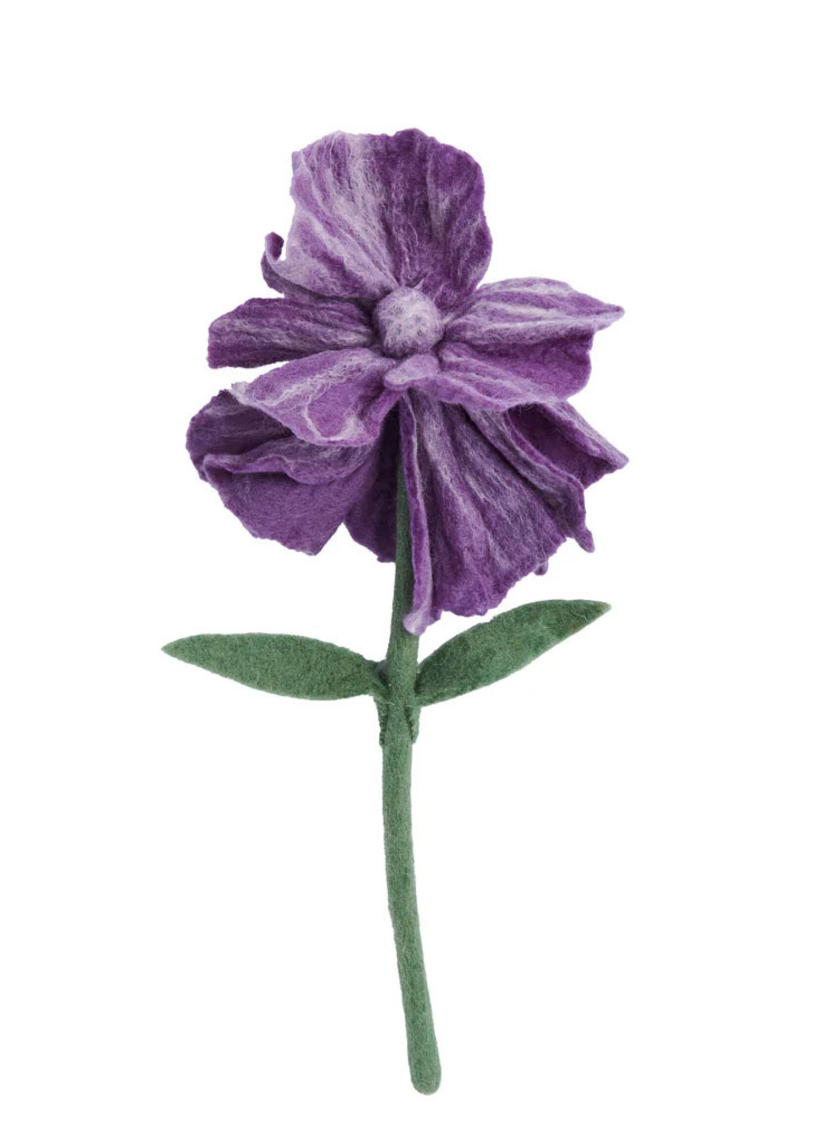 Global Goods Partners FINAL SALE - Felt Iris Flower