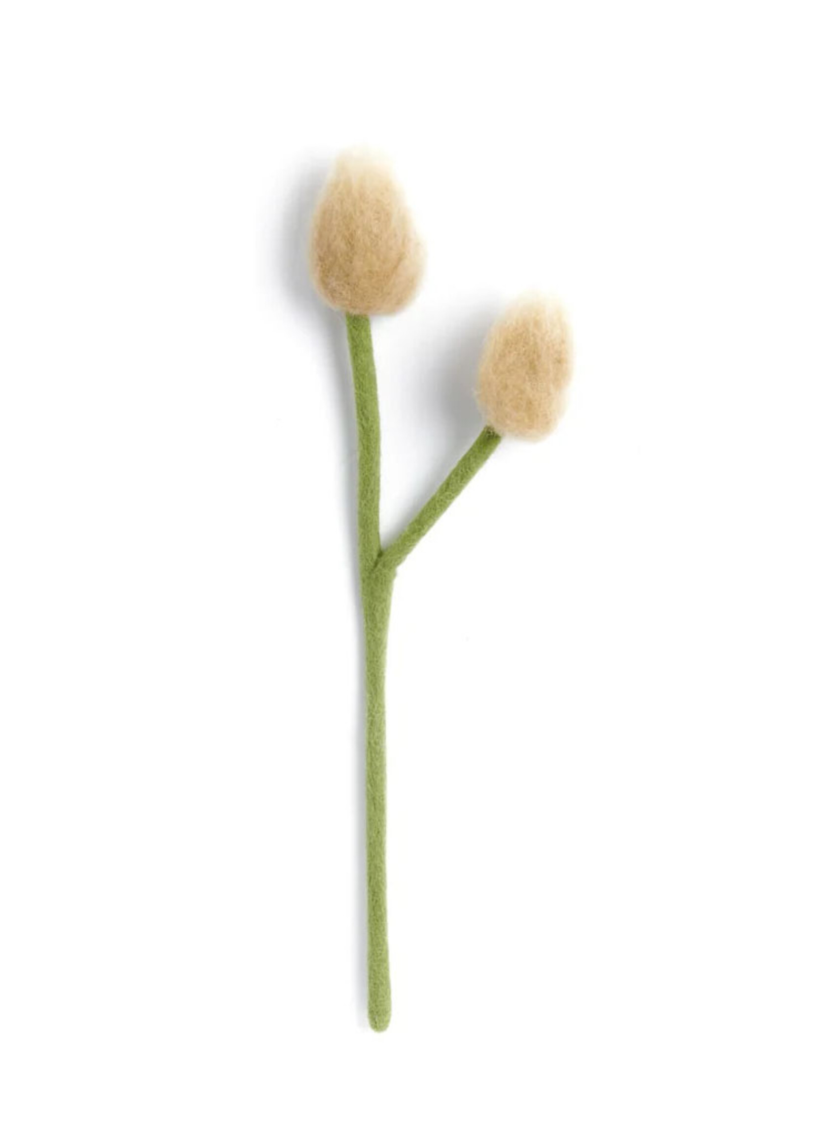 Global Goods Partners FINAL SALE - Felt Bunny Tail Flower