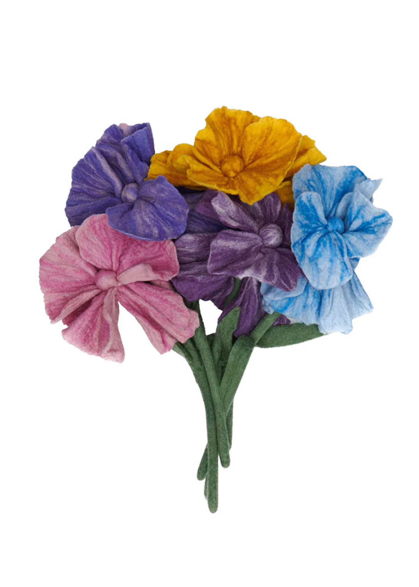Global Goods Partners FINAL SALE - Felt Iris Flower