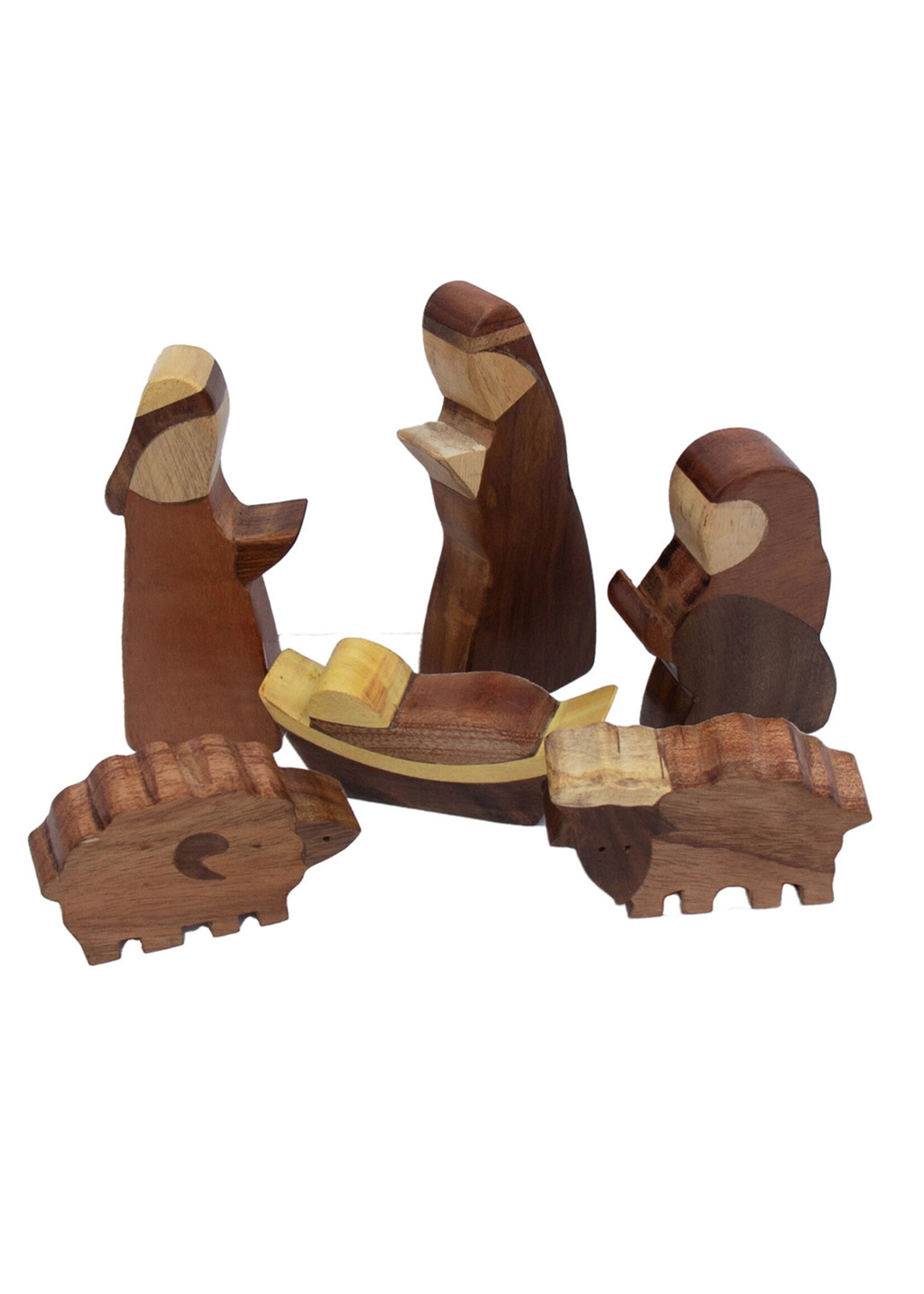 Joint Wood Nativity