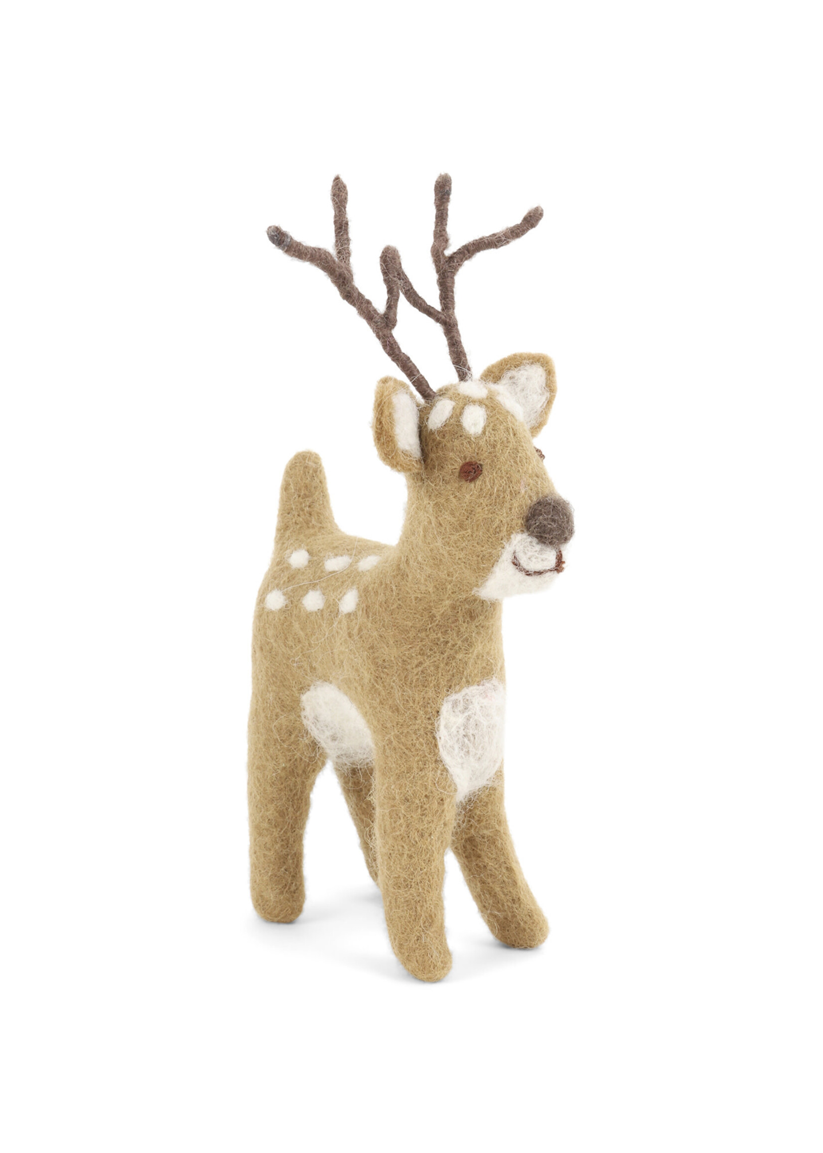 Gry and Sif Large Felt Cute Brown Deer