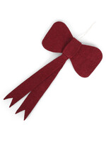 Gry and Sif FINAL SALE - Big Red Bow Felt Ornament