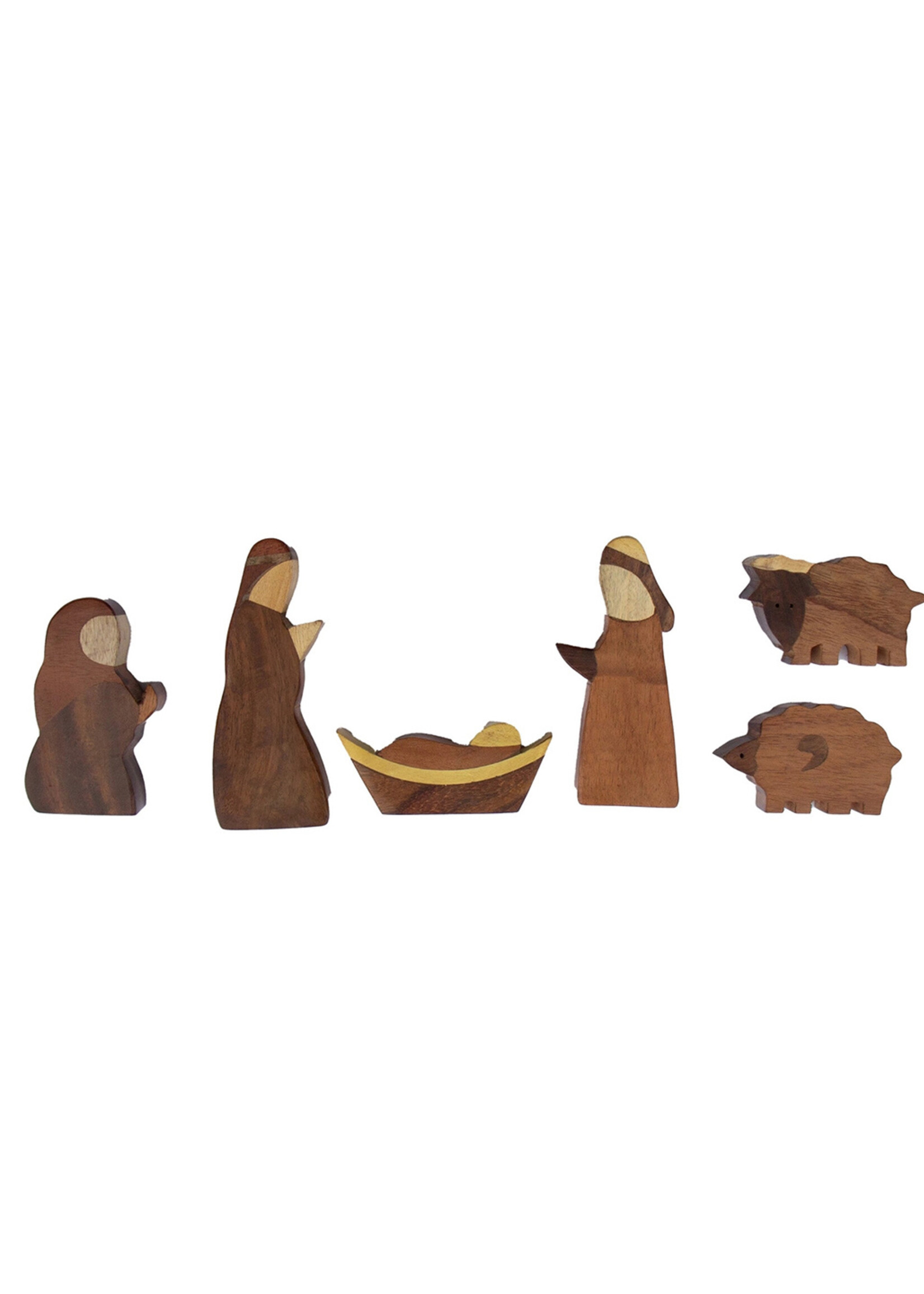 Joint Wood Nativity