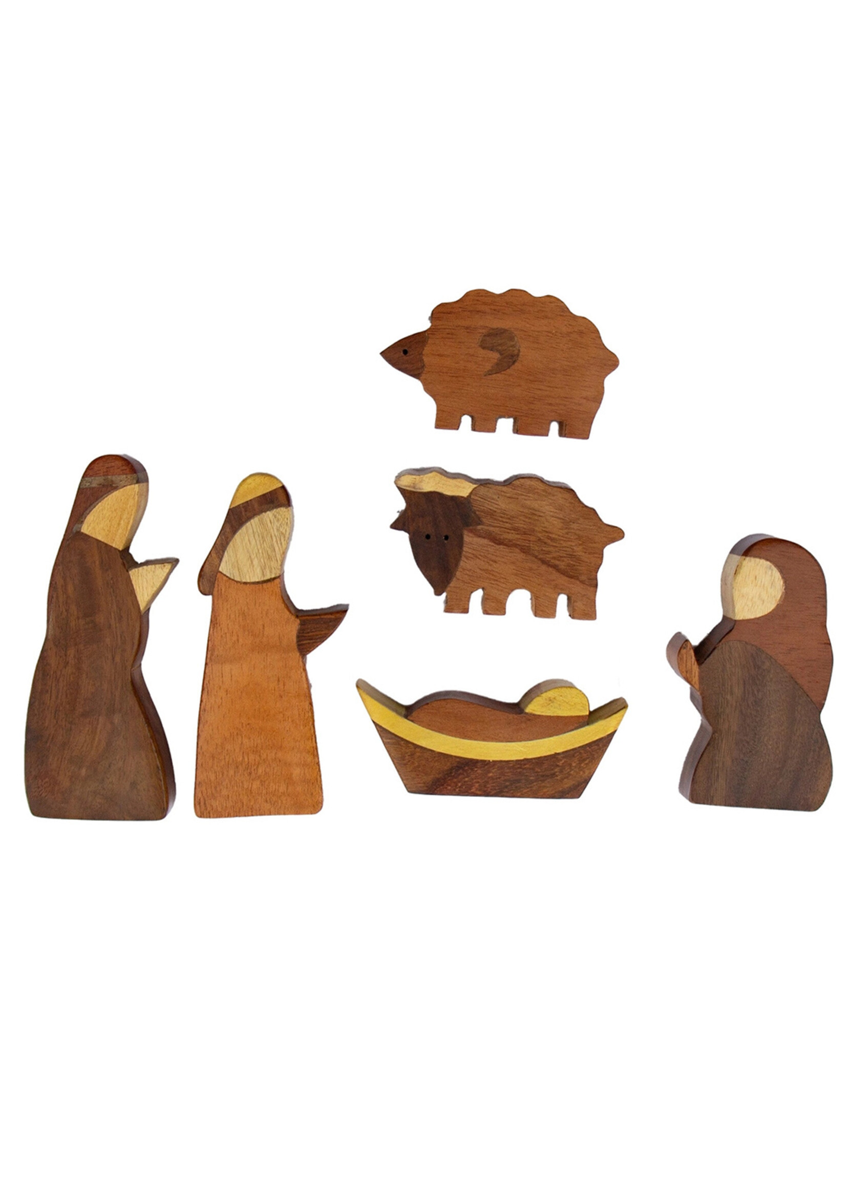 Joint Wood Nativity