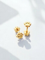Ethic Goods Tiny Paw Prints Stud Earrings
