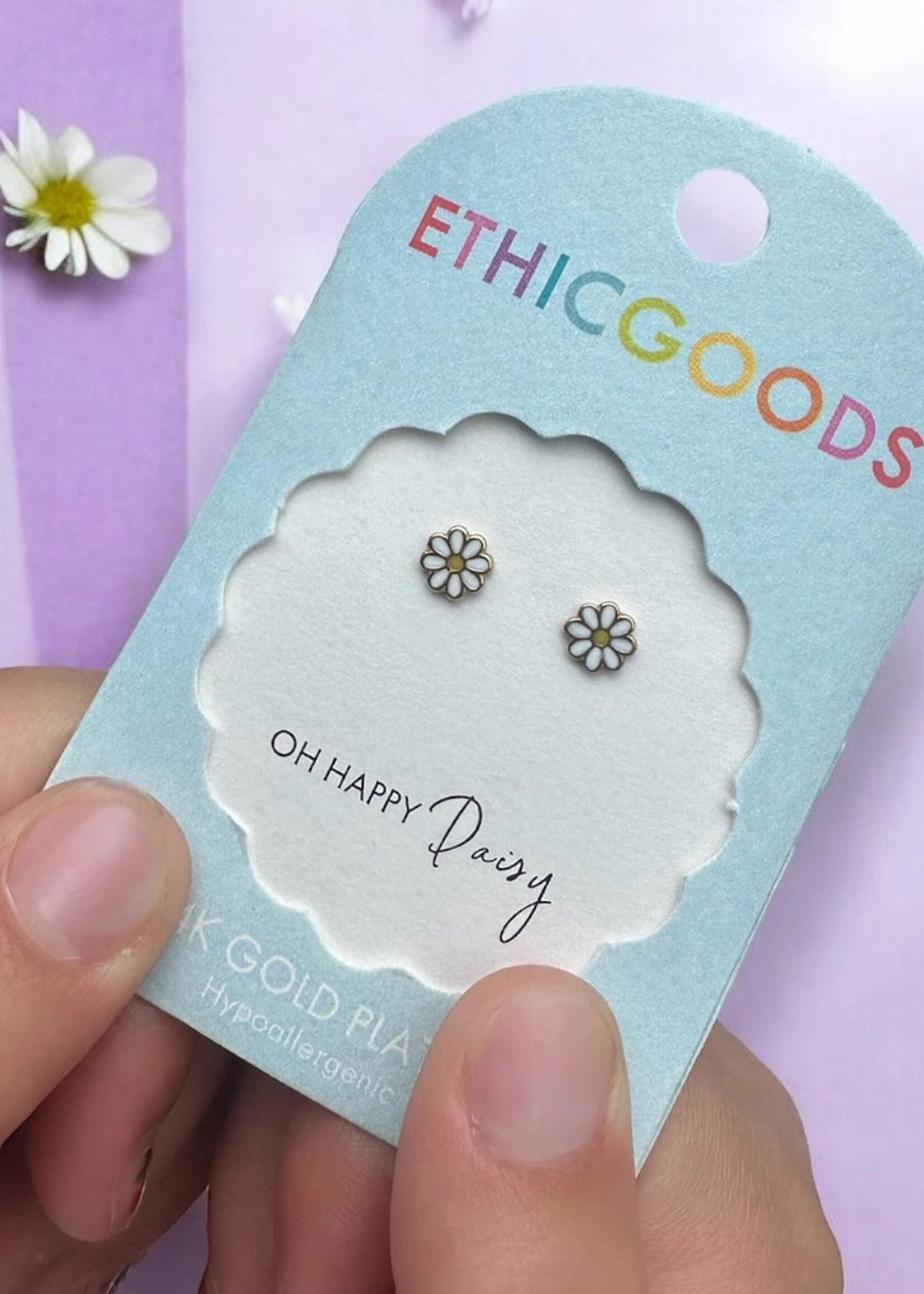 Ethic Goods Tiny Daisy Stud Earrings