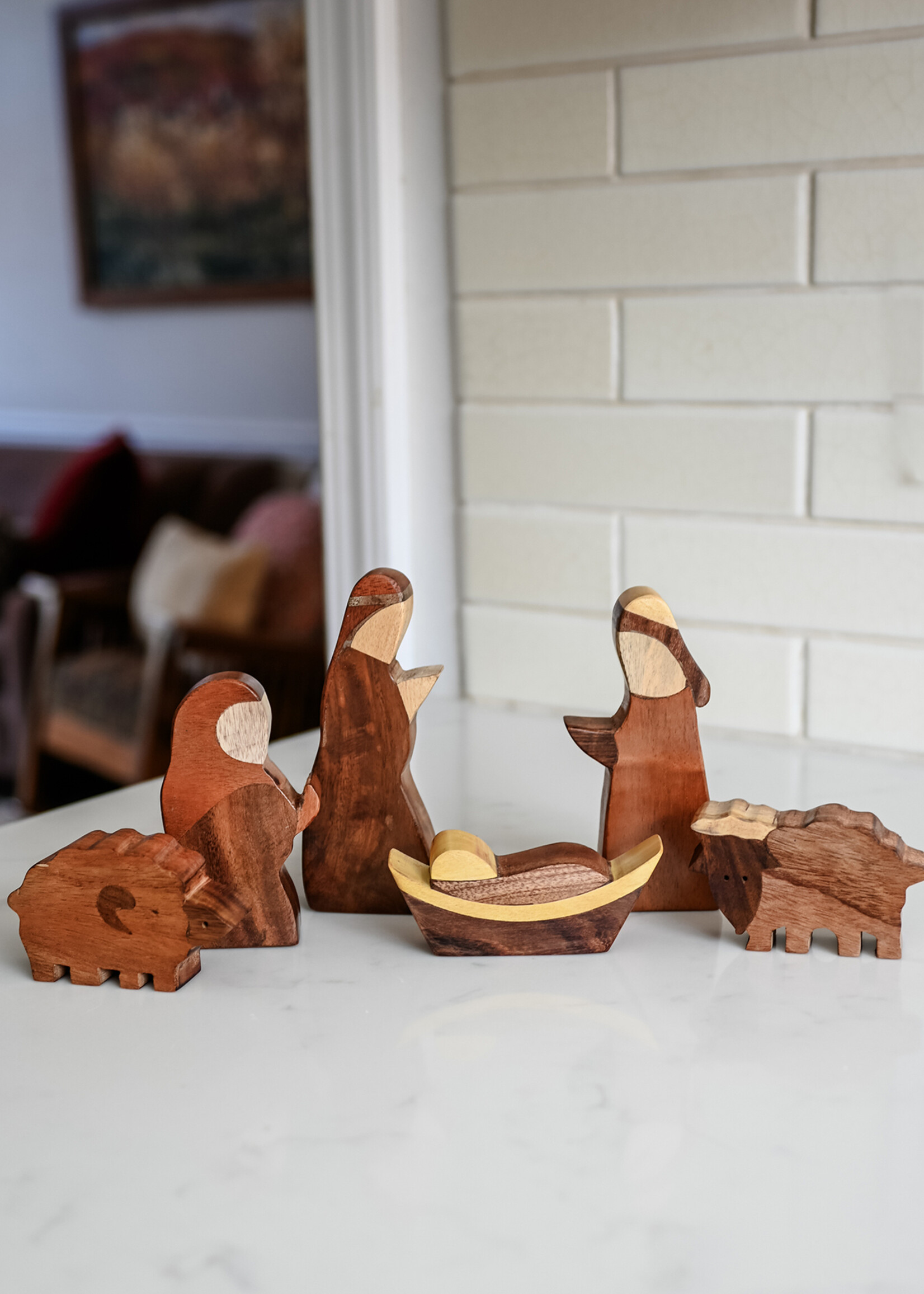 Joint Wood Nativity