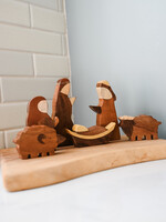 Joint Wood Nativity