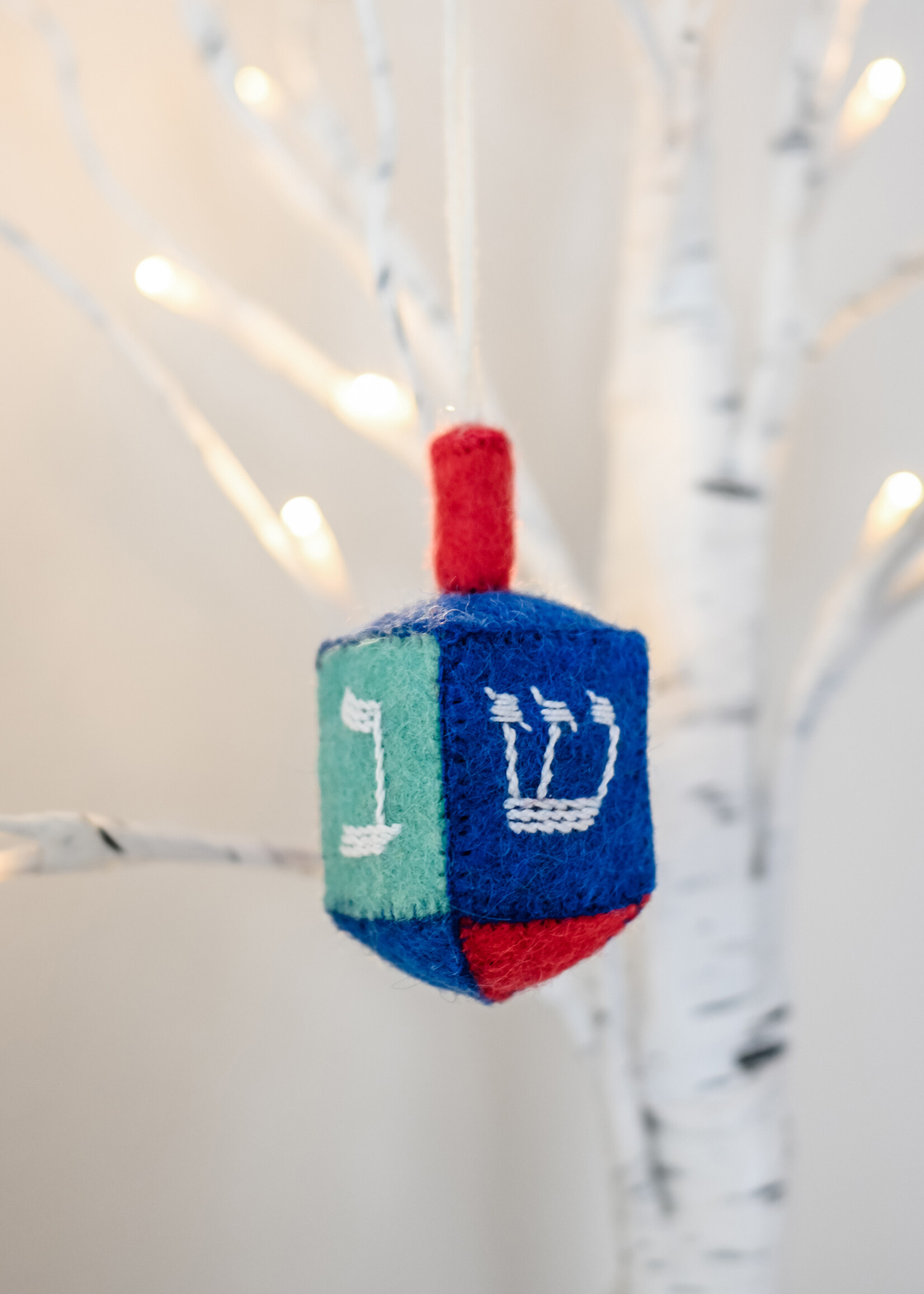 Craftspring Felt Spinning Dreidel Ornament