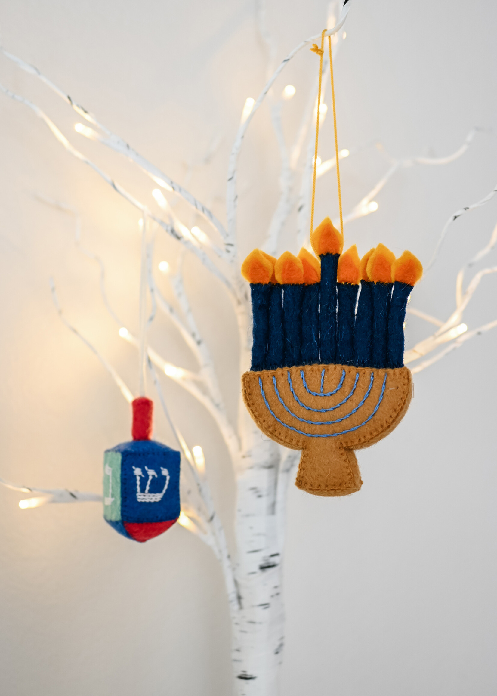 Craftspring Felt Menorah Ornament