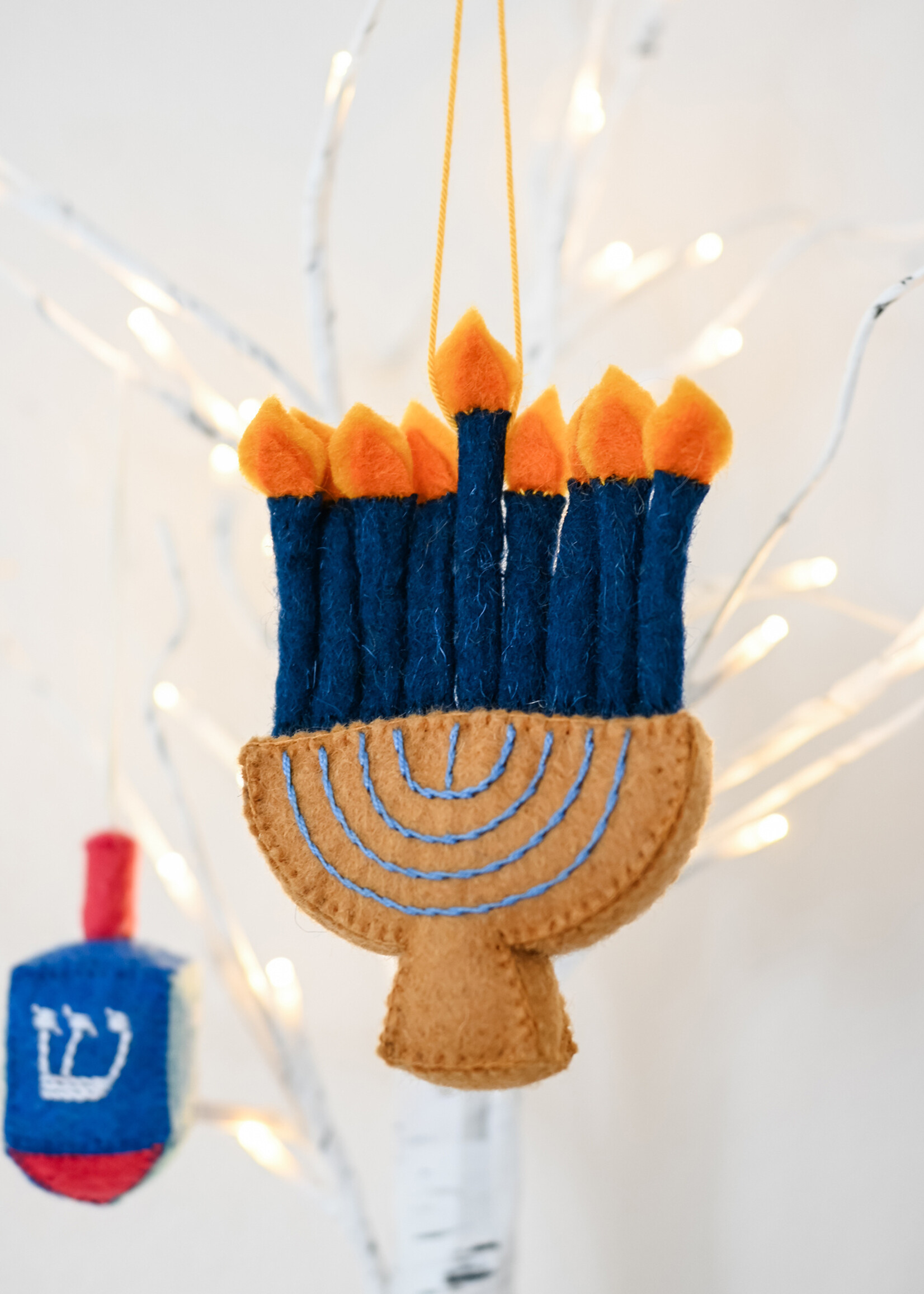 Craftspring Felt Menorah Ornament