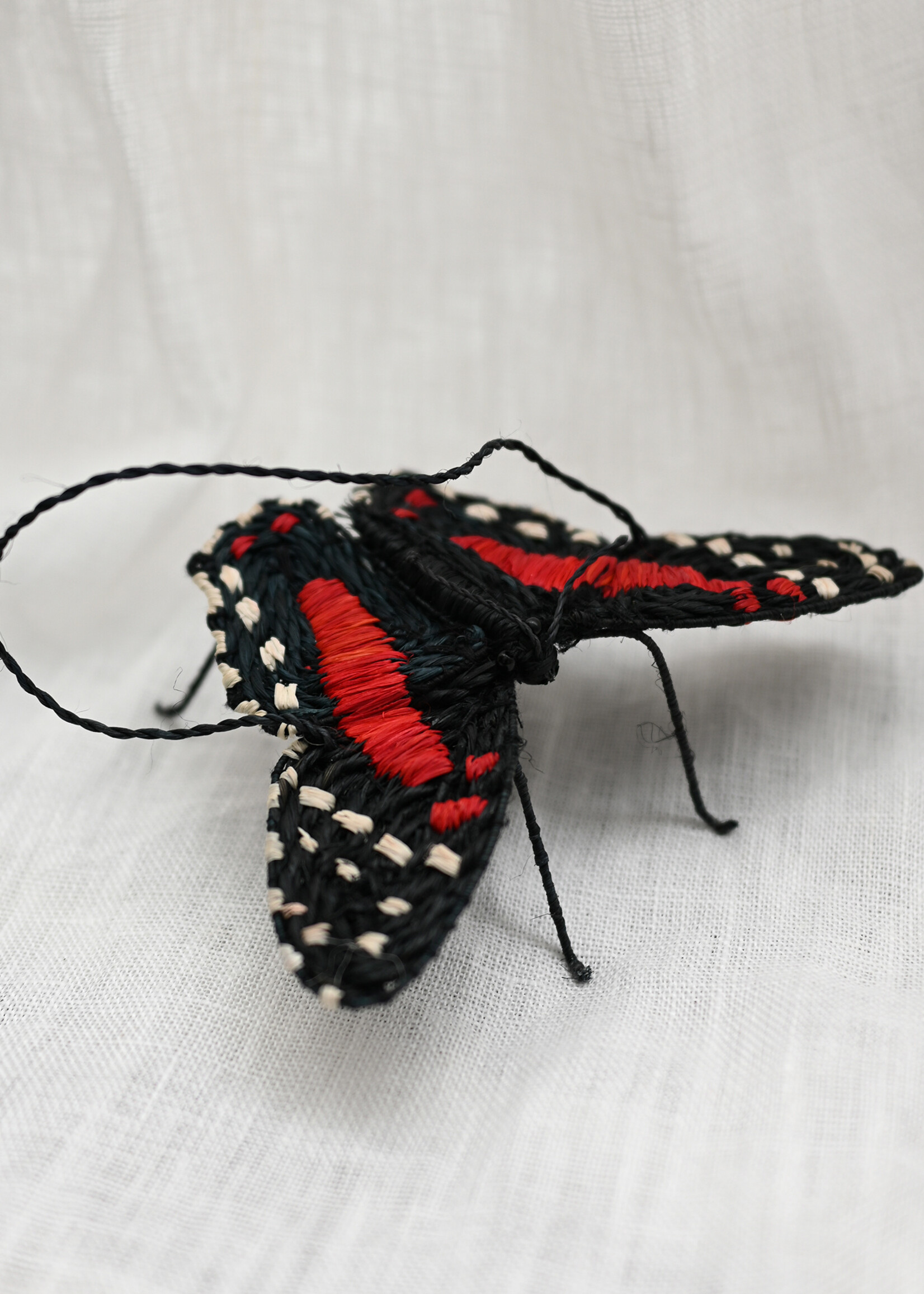 Amazon Ecology Scarlet Peacock Butterfly Ornament