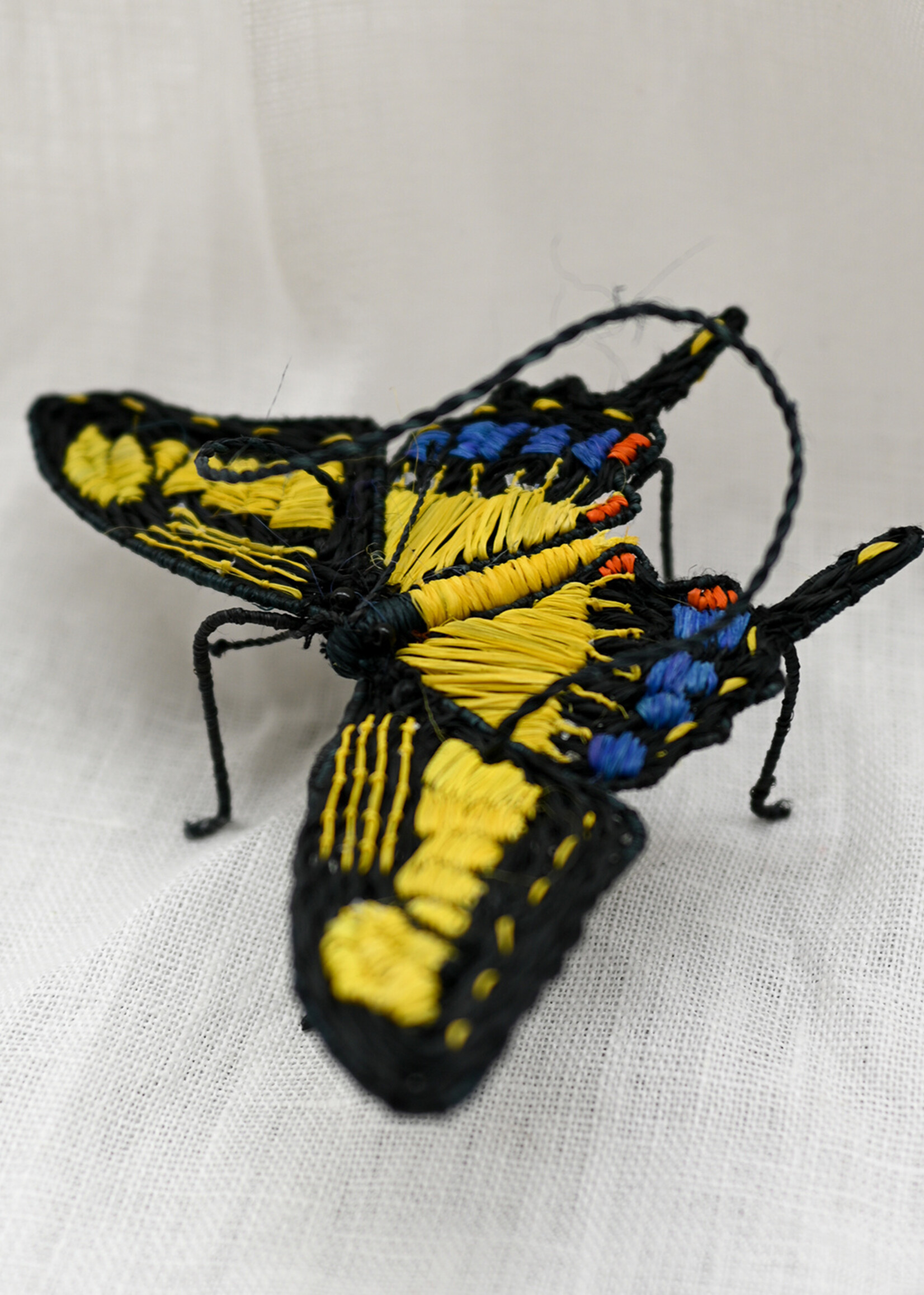 Amazon Ecology Yellow Swallow Tail Butterfly Ornament