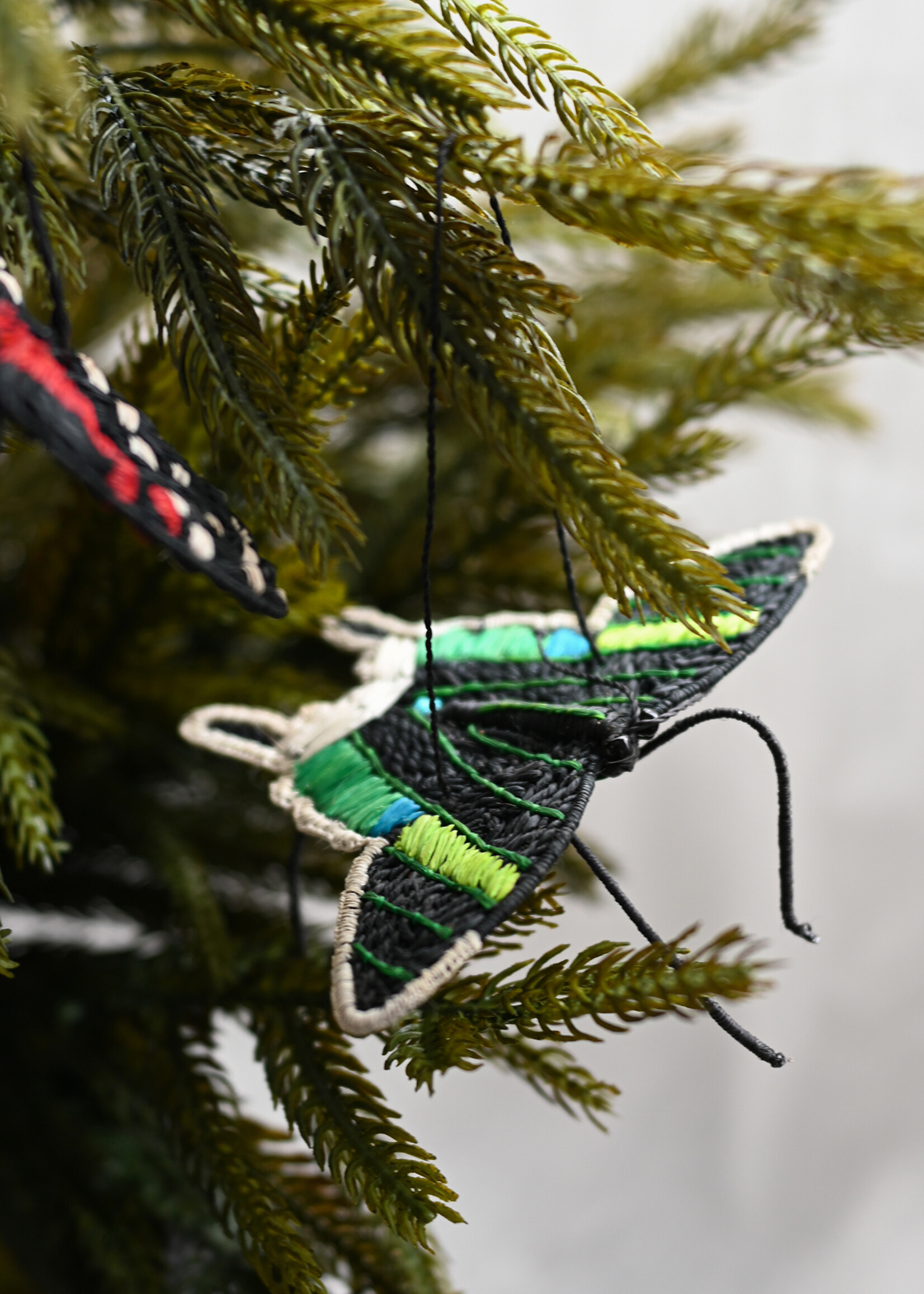 Amazon Ecology Urania Butterfly Ornament