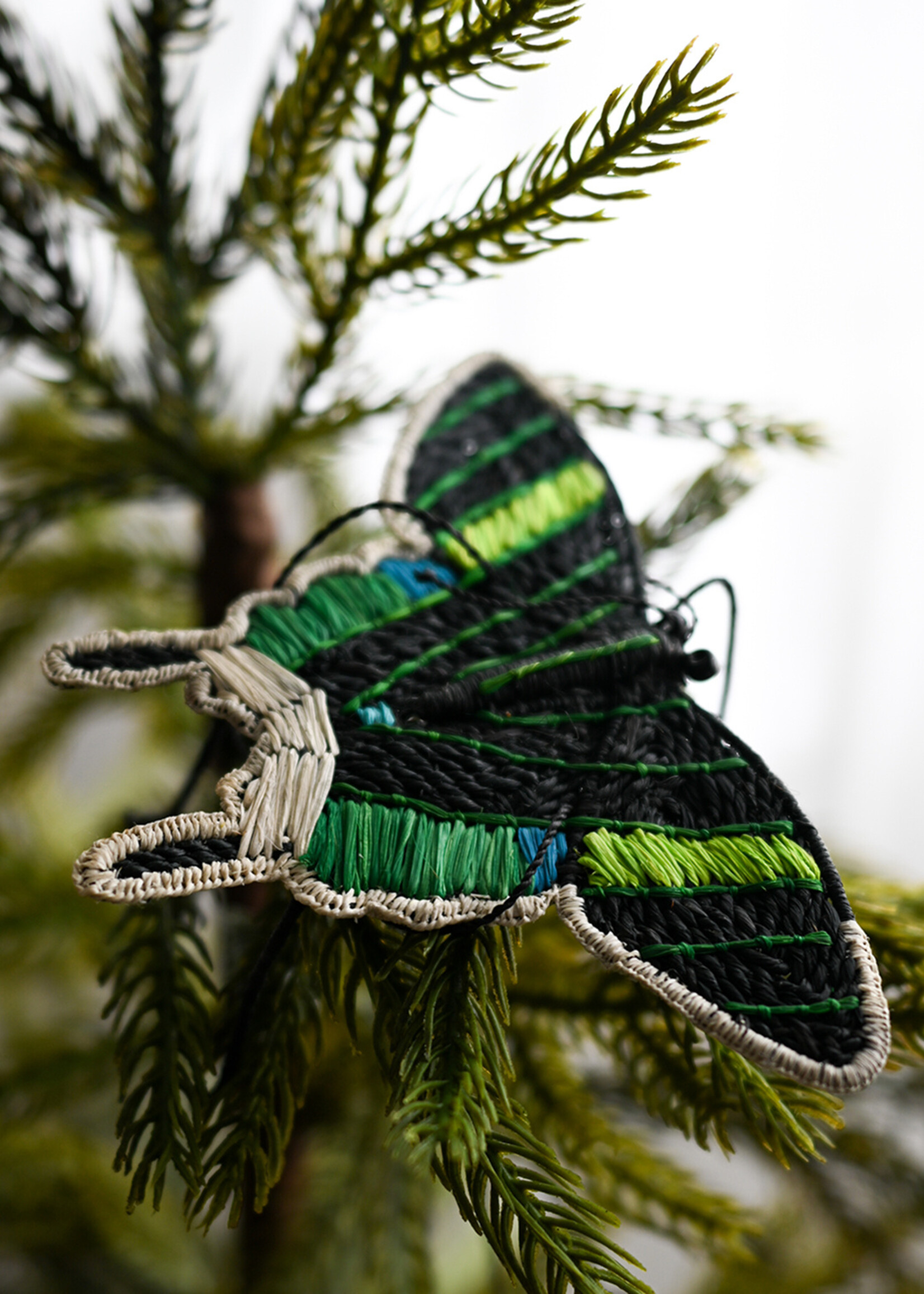 Amazon Ecology Urania Butterfly Ornament